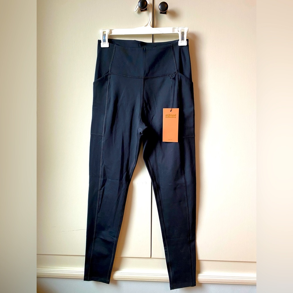 Girlfriend Collective Black Compressive Pocket Legging